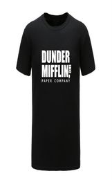 Company T Shirt Men Short Sleeve The Office TV Show Dunder Mifflin Paper TShirt Crew Neck Tee Shirts for Plus Size5941863