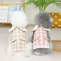 Dog Apparel 2024 Autumn And Winter Little Lady Nizi Coat Spot Small Medium Cats Dogs Pet Clothing Clothes For