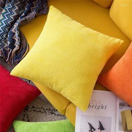 Pillow Nordic Velvet S Solid Colour Decorative Pillows For Sofa Living Room 18x18 Garden Pillowcase Decoration Home Outdoor