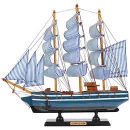 Model Set Decorative wooden boat models on board sailing boat sculptures boat statues S24521965 S2452201