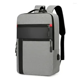 Backpack 2024 Men's Waterproof USB Charging Men School Backpacks 15.6 Inch Laptop Bagpacks For Back Pack Bags