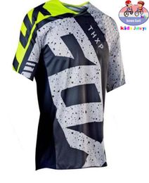 New Kids Quick Dry Motocross Jersey Downhil Mountain Bike DH Shirt MX Motorcycle Clothing thxp cool and refreshing MTB jersey TSh7253219