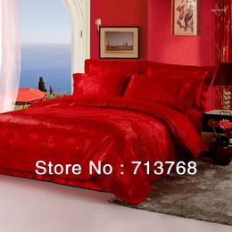 Bedding Sets Warm Top Quality Rose Wedding 4PC Home Textile Set Covers/Bedding Sheet/Pillow Case