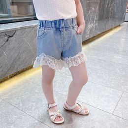 Kids Baby Girls Denim Shorts Pants Children Casual Wear Infant Toddler Summer Fashion Clothing Jeans 4-13 Years