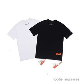 Gaojiechao Brand Hp Large Loose Mens and Womens Hip Hop Solid Short Sleeve T-shirt Simple Classic Embroidered T-shirt