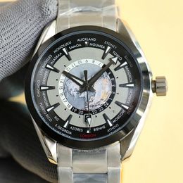 Fashion Mens Luxury Watch World Time Men Automatic Watches Mechanical Movement Mens Designer Watch menwatch 150 Wristwatches ,Limited Edition,Luxury Wristwatch G1