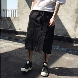 Men's Pants Trousers Summer Irregular Loose Shorts Culottes Casual Kimono Plus Seven Minute Yamamoto Style