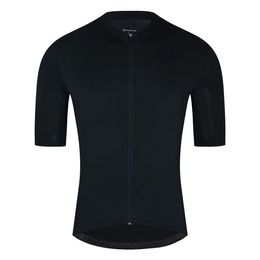 FUALRNY Black Cycling Jersey Anti-Pilling Eco-Friendly Bike Clothing Road Team Bicycle Wear Shirts shipped within 24 hours 240521