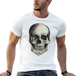 Men's Tank Tops Skull Drawing T-Shirt Vintage T Shirt Clothes Tshirts For Men