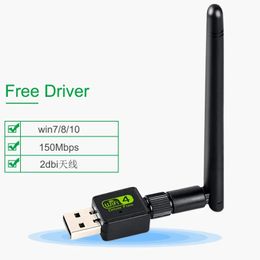 Drive-free 150M Wireless Network Card Desktop Laptop USB In-line Wireless Wifi Receiving Drive-free Network Card