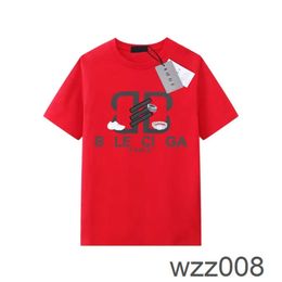 Designer's seasonal new American hot selling summer T-shirt for men's daily casual letter printed pure cotton topIDFY