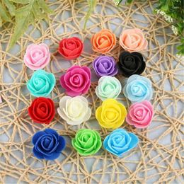 Decorative Flowers 50/100pcs Foam Rose Heads For Crafting DIY Projects Home & Event Decor Weddings Birthdays Christmas And Valentine's Day