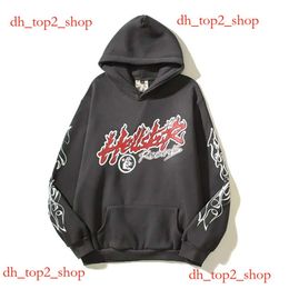 Hellstarr Spider Hoodie Hoodie Designer Hoodie Men Pullover Star Flash Long Sleeve Street Hip-hop Blue Red Grey White Yoga Vintage Hoodios 6704