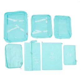 Storage Bags Travel Laundry Clothing Luggage Packing Suitcase Organiser Pouch Shoe Washing Wash Mesh Clothes Cubes