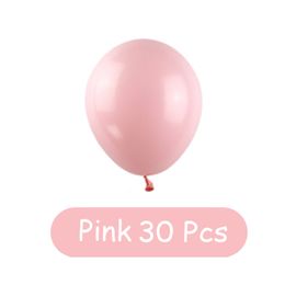 30pcs 10inch 2.2g Pink White Transparent Latex Helium Balloons Happy Birthday Party Supplies Baby Shower Wedding Decor Ballons