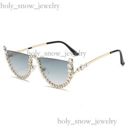 Designer Sunglasses For Woman Luxury Sunglasses Cross Border New Diamond Sunglasses Box Hip Hop Jump Di Sunglasses Little Red Book Men's And Women's Glasses 387