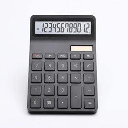 Solar Calculator with Dual Power Supply 12 Digits Electronic Home Office School Financial accounting Tools 240430