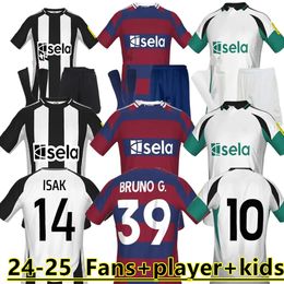 newcaslte 2024 home away Soccer Jerseys BRUNO G. JOELINTON ISAK 24 25 3RD TONALI ISAK Fans Player MAXIMIN WILSON ALMIRON Football Shirt man kids kit 16-XXL 666