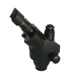 3.5X-90X Black Trinocular Zoom Stereo Microscope 56 Led Ring Light Simul Focal Microscopio For Diamond Mobile Phone PCB Repair