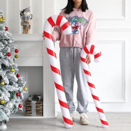 Party Decoration 90/120cm Large Christmas Candy Cane Balloons Outdoor Canes Globos Decor For Xmas Supplies Kid's Toys Navidad