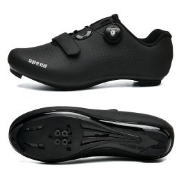 2023 New Road Bicycle Shoes Men Cycling Sneaker Mtb Clits Route Cleat Dirt Bike Speed Flat Sports Racing Women Spd Pedal Shoes