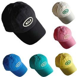 Caps Hats Childrens Quick Drying Baseball Hat Adjustable Girls and Boys Summer Baby Sun Letter Printing Snap Sunshade d240521