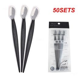 50SETS eyebrow shaver set fashionable Versatile beauty tool portable convenient smooth painless precise and efficient 240510