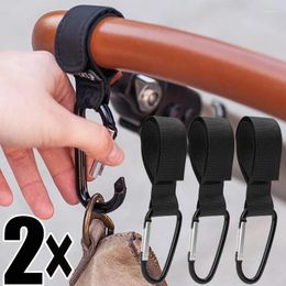 Hooks 1/2pcs Baby Stroller Accessories Metal Non-Slip Adjustable Hanger Pram Bag Hook Clip Kids Pushchair Seat