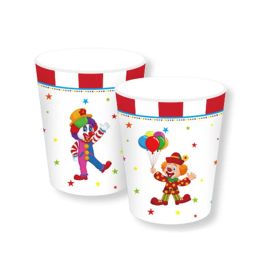 Circus Theme Birthday Party Decorations Disposable Paper Cups Plates Banner Circus Clown Balloons Baby Shower Party Supplies