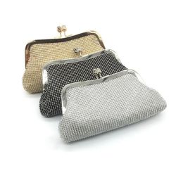 Ladies Diamonds Evening Bags Elegant Wedding Party Small Shell Handbag for woman Dinner Clutch Purse Chain Shoulder bag FTB3183715137