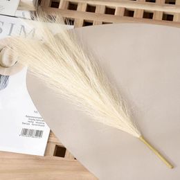 Decorative Flowers Artificial Fluffy Pampas Grass Flower Bouquet For Home Wedding Decoration Diy Party Bedroom Fake Plant Vase Decor Reed