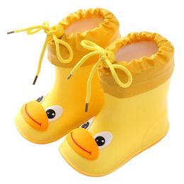 Kids For Boy Girls Rain Boots PVC Water Children Cartoon Shoes Waterproof Rainboots Four Seasons Removable L2405 L2405