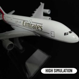 Aircraft Modle Scale 1 400 Metal Aircraft Replica UAE A380 B777 Airplane Diesel Model Aviation Plane Collective Toys for Boys S2452344 S54521