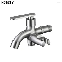 Bathroom Sink Faucets Stainless Steel Mop Pool Faucet Wall Mounted Garden Bibcock Quick Open Cold Water Tap Handheld Toilet Bidet Shower