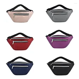 Waist Bags Fanny Packs For Women Men Fashion Nylon Bag Travel Sling Running Walking Hiking Zipper Chest Phone Crossbody