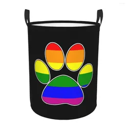 Laundry Bags LGBT Pride Gay Basket Collapsible Clothing Hamper Toys Organizer Storage Bins