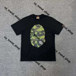 Bapestars Shirt Summer Designer Mens Tees Side Double Sided Camouflage Shark Tshirts Clothes Graphic Colourful Cashew Lightning Luminous Cotton Bapessta Shirt 526