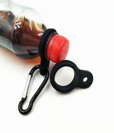 Water Bottle Holder With Hang Buckle Carabiner Clip Key Ring Fit Cola Bottle Shaped For Daily Or Outdoor Use Silicone Carrier XD224446651