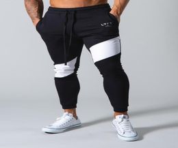 Designer Gyms Black Sweatpants Joggers Skinny Pants Men Casual Trousers Male Fitness Workout Cotton Track Pants Autumn Winter Spor7503114