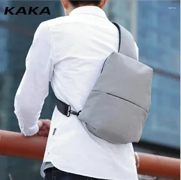 Backpack KAKA Fashion Men Women Leisure Sports Shoulder Diagonal Bag Multifunctional Outdoor Running Waterproof Chest Belt