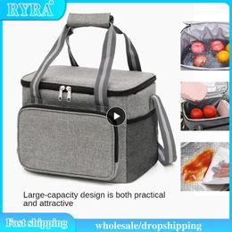 Storage Bags Picnic Bag Cationic Oxford Cloth Supplies Insulated Insulation Fold Waterproof Ice Lunch