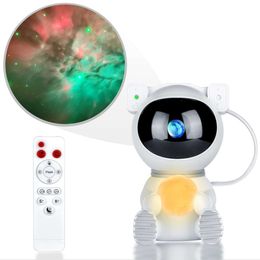 Astronaut Galaxy Projector Star Night Light Moon Light with Timer Remote Control