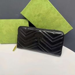 Designer Bag Fashion Women's Multi-functional Clutch Bag Long Letter Large Capacity Women's Double Zipper Purse Card Bag One Factory Promotion