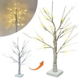 Table Lamps Decorative Birch Tree Lamp Warm Light Landscape 24LED Creative Lighting For Christmas Party Decoration