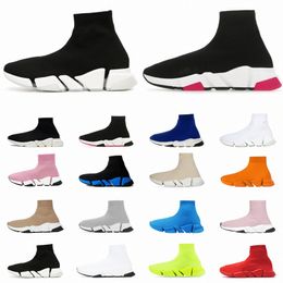 2024 New Designer Men Women Speed 1-2.0 Sneakers Fabric Round Toe Classic Black Flat Low Shoes Casual Comfort Fashion Red High Top Life Casual Shoes W N561#