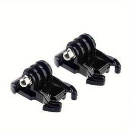 2Pcs Buckle Clip Basic Mount For Gopro Hero 12/11/10/9/8/7/6/5/4 Session Max 2018 Fusion, Dji Osmo Action Akaso Sjcam Sj4000 Eken