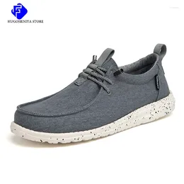 Casual Shoes Classic Lightweight Canvas For Men Slip On Summer Fashion 2024 Breathable Mocassin Loafers Homme Mocasines Hombre