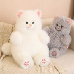 Plush Cushions Cute Cat Plush Toy Stuffed White Cat Soft Doll Boys Girls Toys Christmas Birthday Gift Home Decoration