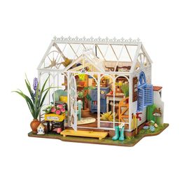 Wood Miniature Dollhouse Fun to Build Creative Wooden House for Kids Teens