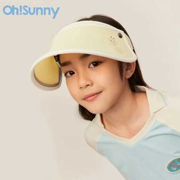 Caps Hats OhSunny Childrens Sun Protection Hat Full UPF 50+Bucket Lid Washable Beach d240521